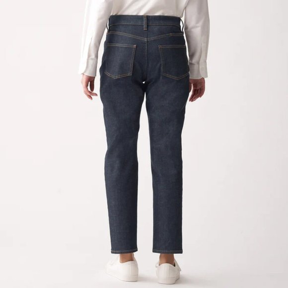 Muji Women's 4 Way Stretch Denim Boyfriend Fit - Size 26 - Picture 2 of 11